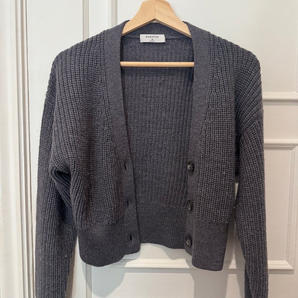 Babaton Canberra Cardigan Knit Sweater XS